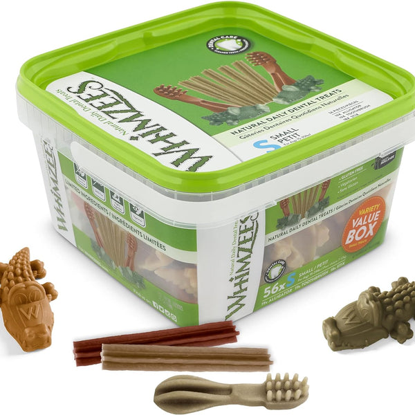 Whimzees Variety Dental Chews for Small Dogs Value Box