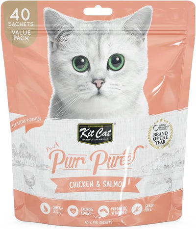 Kit Cat Puree Chicken & Salmon Cat Treats