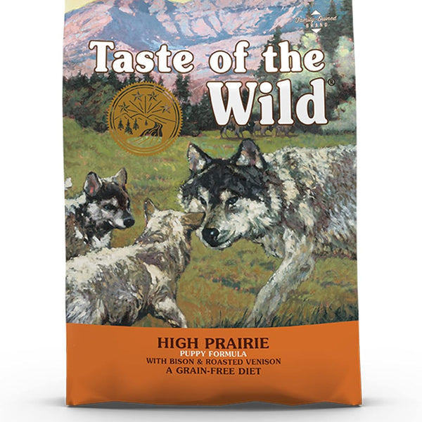 Taste of the Wild High Prairie Puppy Grain Free Dry Food