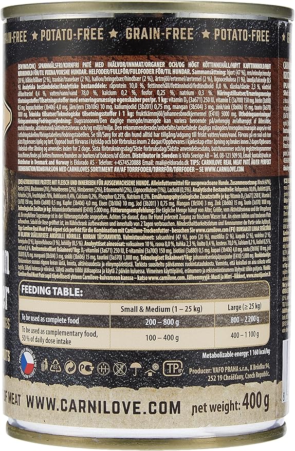 Carnilove Venison & Reindeer for Adult Dog Wet Food