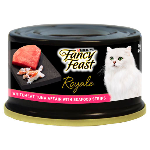 PURINA Fancy Feast Royale Whitemeat Tuna Affair with Surimi Sticks Cat Wet Food