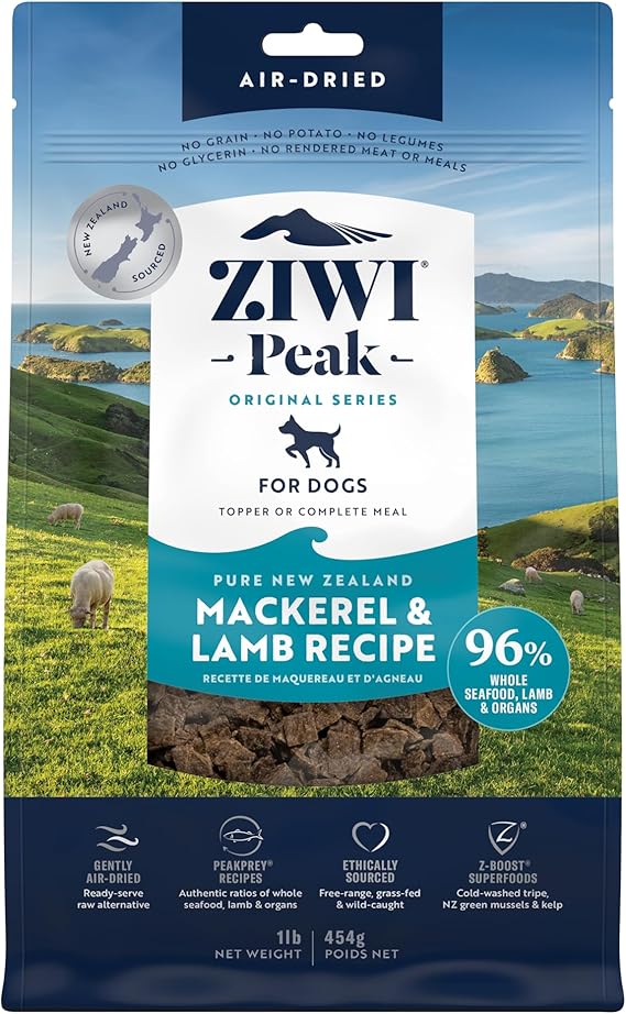 ZIWI Peak Air Dried Mackerel & Lamb Dry Dog Food