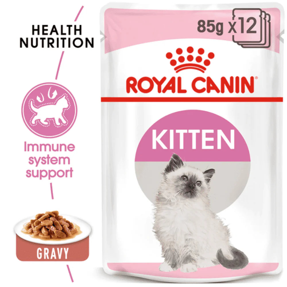 Royal Canin Kitten Sterilised in Gravy Wet Food