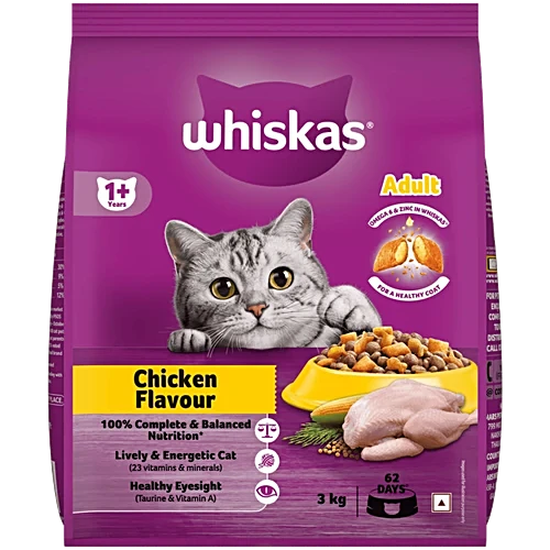 Whiskas Adult Chicken Dry Cat Food