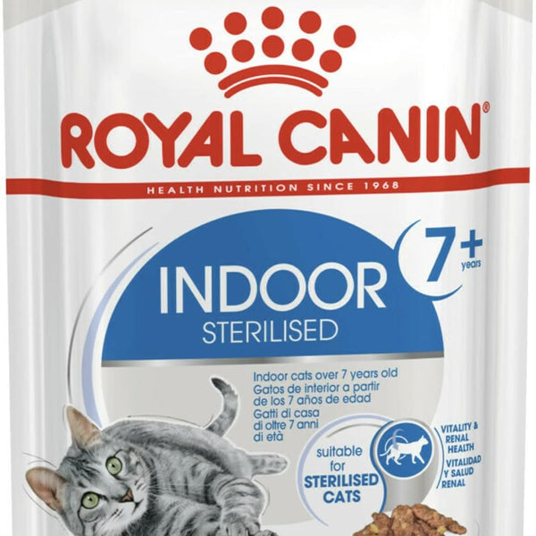 Royal Canin Indoor Sterilised 7+ in Jelly Cat Wet Food
