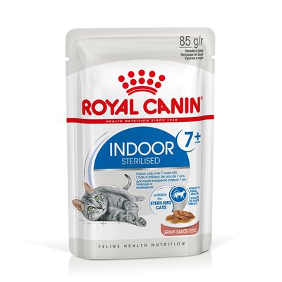 Royal Canin Indoor Sterilised 7+ in Gravy Cat Wet Food
