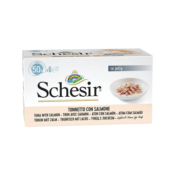 Schesir Tuna & Salmon Cat Multipack Adult Wet Cat Food