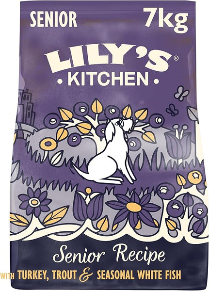 Lily's Kitchen Senior Recipe Turkey Adult 8+ Dry Dog Food