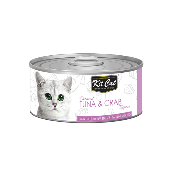 Kit Cat Grain Free Tuna & Crab Topper Wet Cat Food
