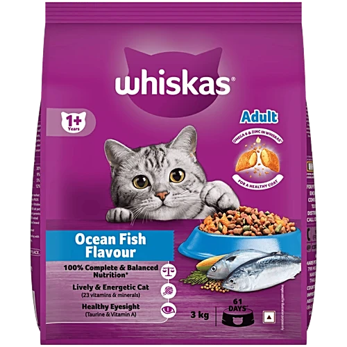 Whiskas Adult Gourmet Sea Food Dry Cat Food