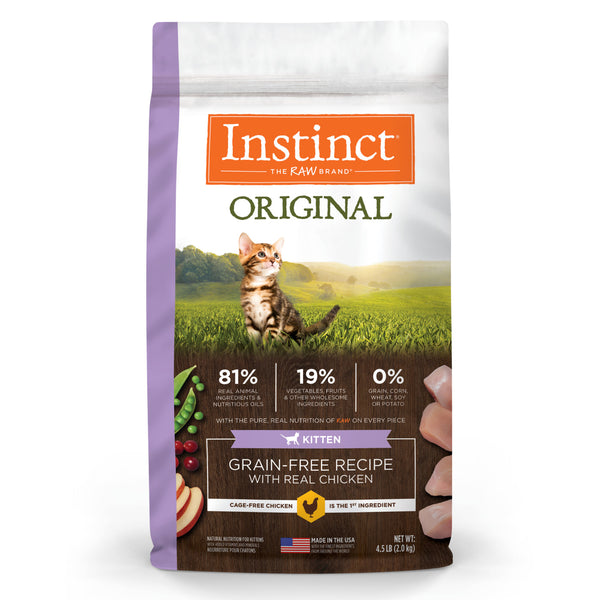Instinct Original Grain Free Chicken Dry Kitten Food