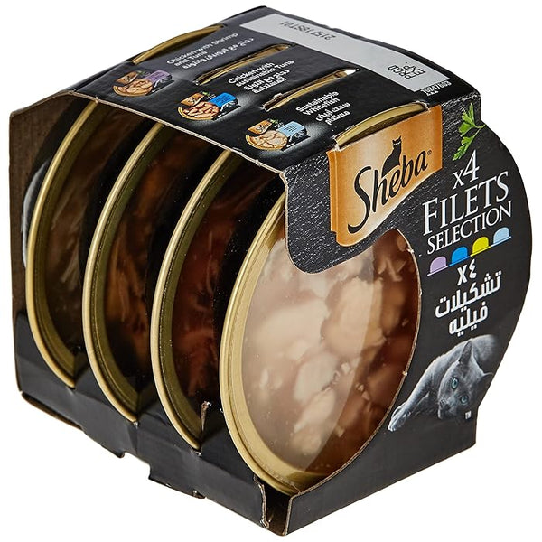 Sheba Filets Variety Pack Wet Cat Food