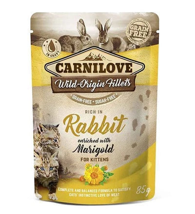 Carnilove Rabbit Enriched with Marigold Kitten Wet Food