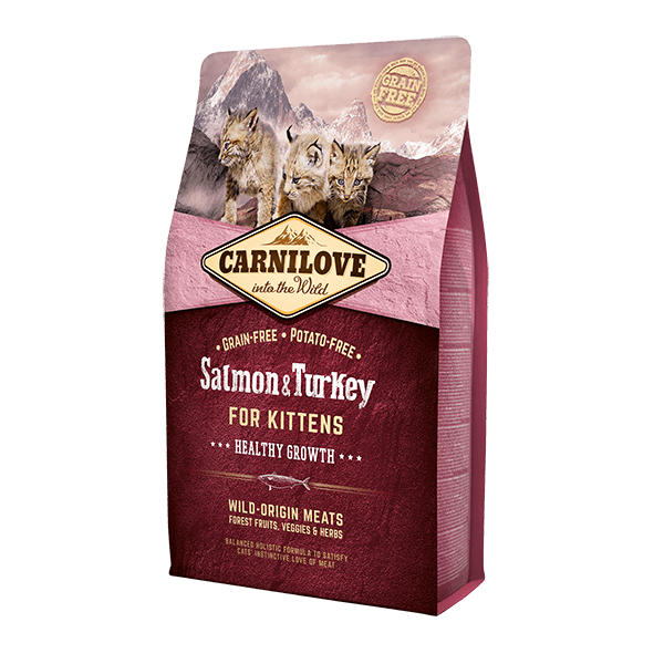 Carnilove Salmon & Turkey for Kittens Dry Food