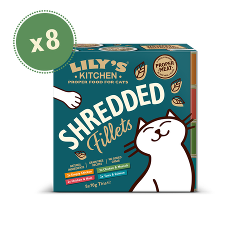 Lily's Kitchen Shredded Fillets Multipack Wet Cat Food