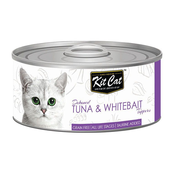 Kit Cat Grain Free Tuna & Whitebait Topper Wet Cat Food