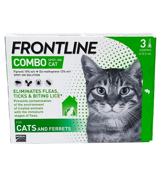 Frontline Flea & Tick Spot On Combo for Cats & Home Protection