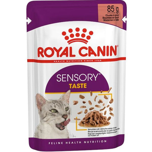Royal Canin Feline Health Nutrition Sensory Taste Gravy Cat Wet Food