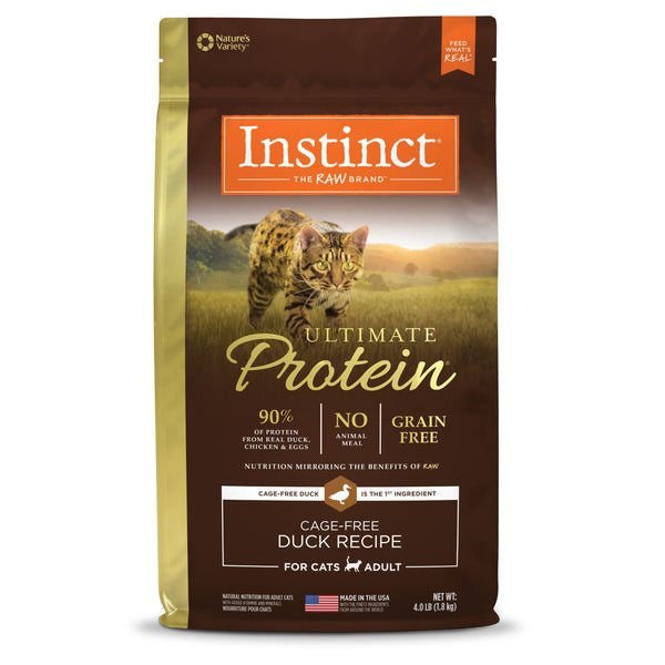 Instinct Ultimate Protein Cage Free Duck Recipe Cat Dry Food