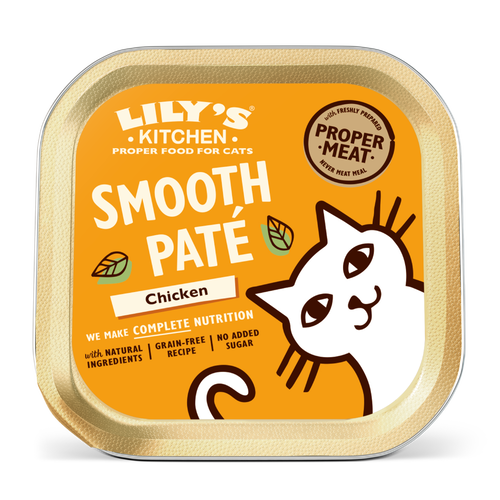 Lily's Kitchen Organic Chicken Pate Wet Cat Food