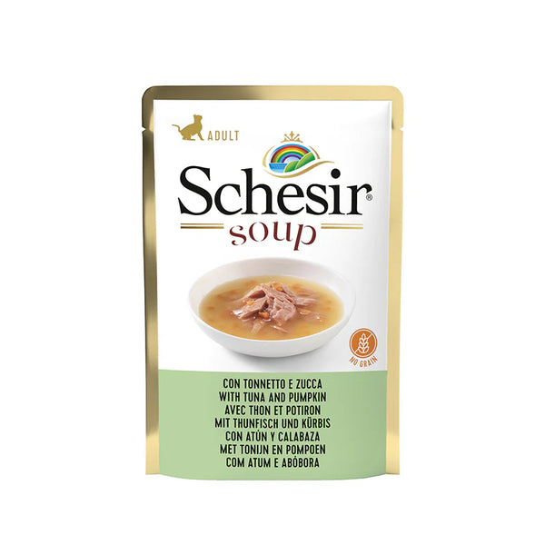 Schesir Wild Tuna & Pumpkin Soup Wet Cat Food