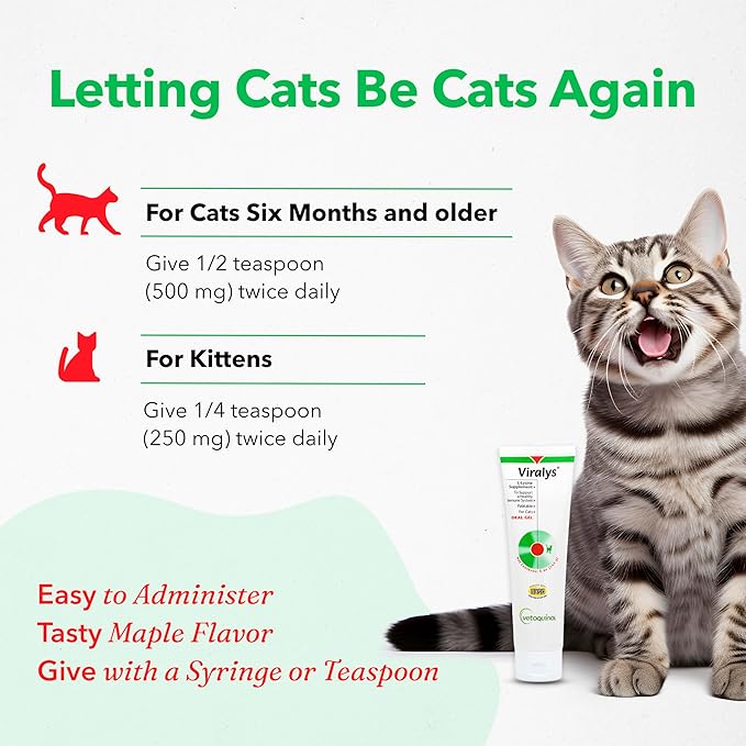Vetoquinol Viralys Oral Gel for Cats