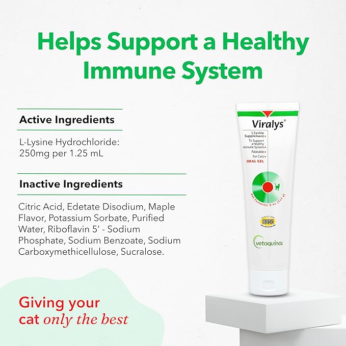 Vetoquinol Viralys Oral Gel for Cats