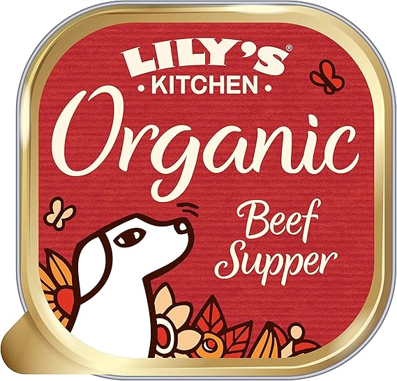 Lily's Kitchen Organic Beef Supper Wet Dog Food