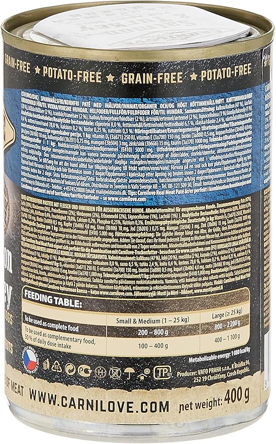 Carnilove Salmon & Turkey for Adult Dog Wet Food