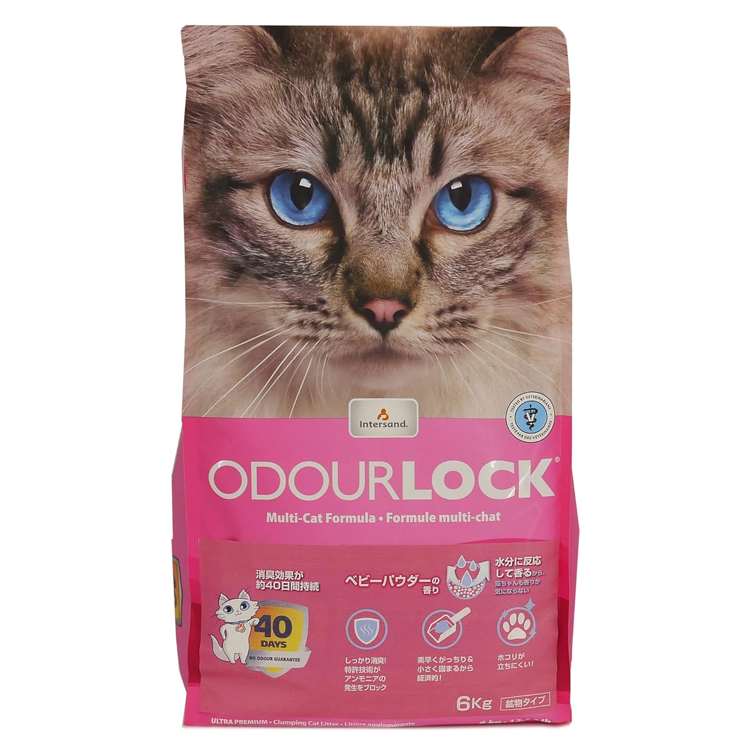 Intersand Odourlock Cat Litter - 12 KG