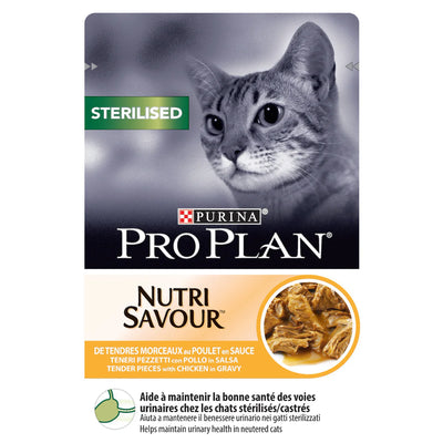 PURINA Pro Plan Nutri Savour Sterilised Chicken Wet Cat Food