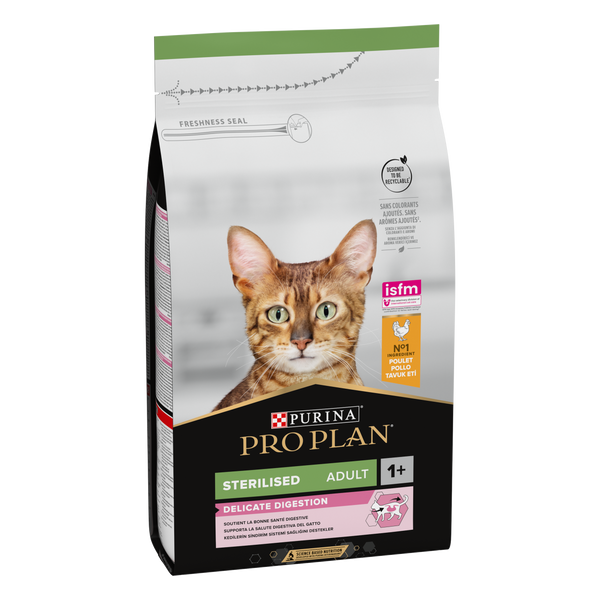 PURINA Pro Plan Sterilised Optidigest Adult Chicken Dry Cat Food