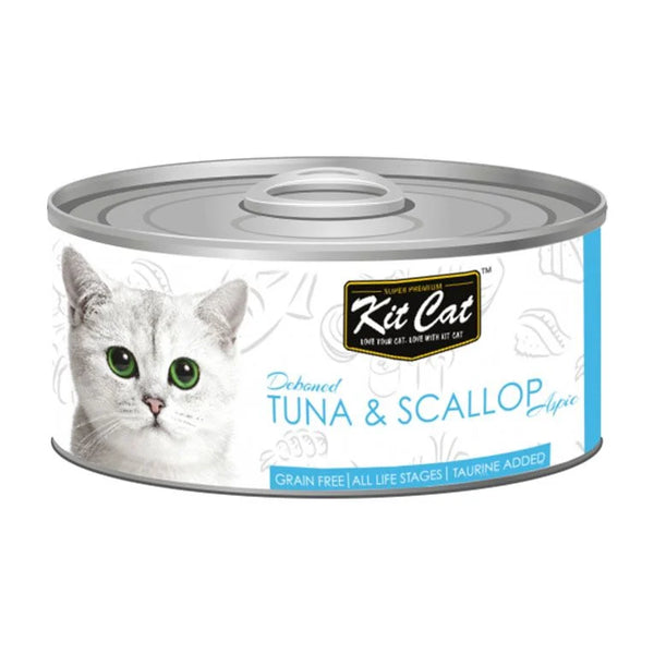 Kit Cat Grain Free Tuna & Scallop Topper Wet Cat Food