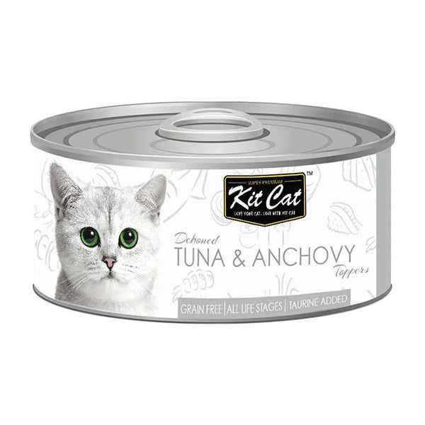 Kit Cat Grain Free Tuna & Anchovy Topper Wet Cat Food