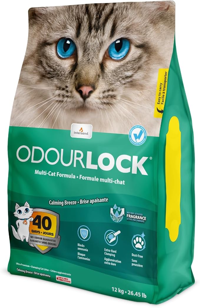 Intersand Odourlock Cat Litter - 12 KG