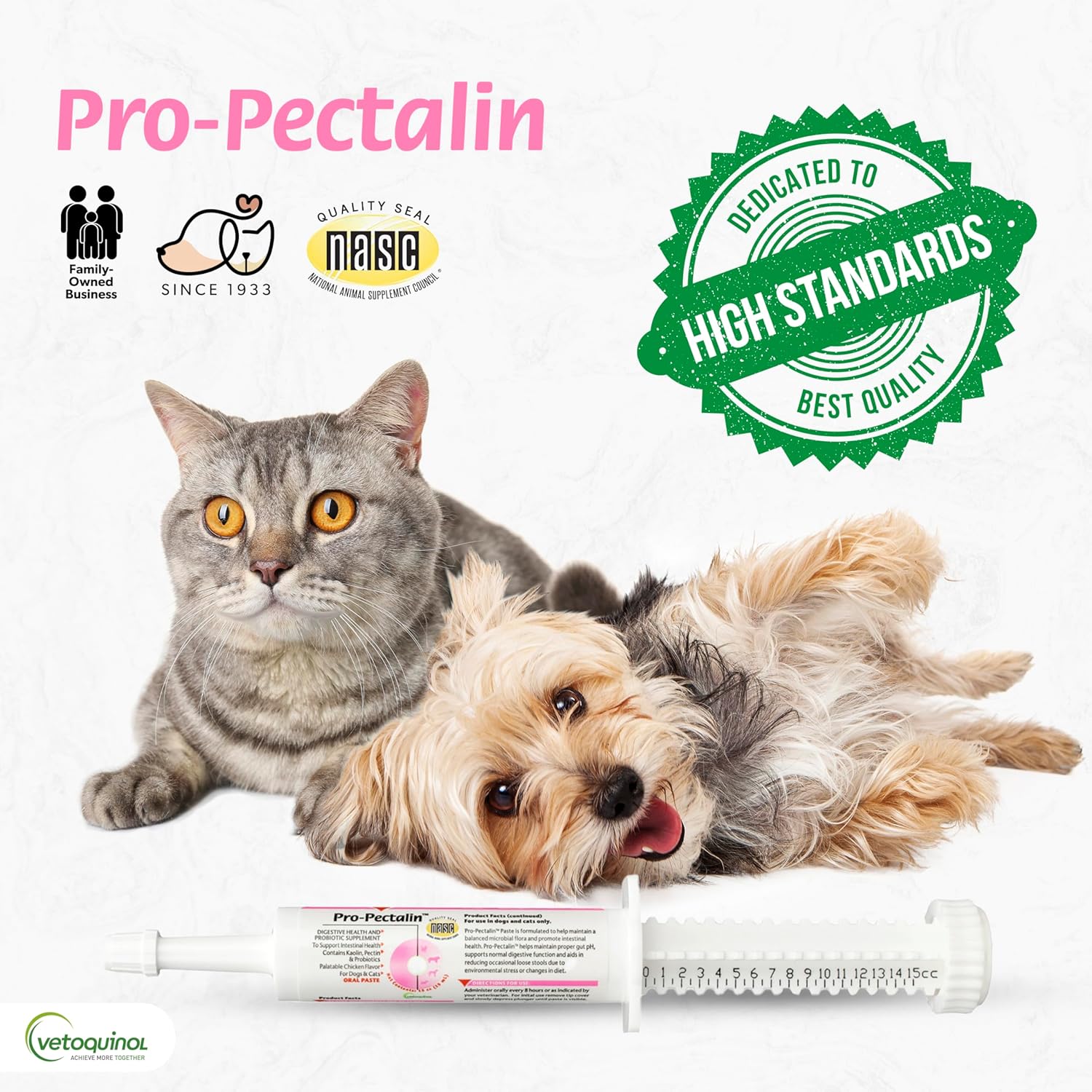 Vetoquinol Pro Pectalin Gel for Cats & Dogs