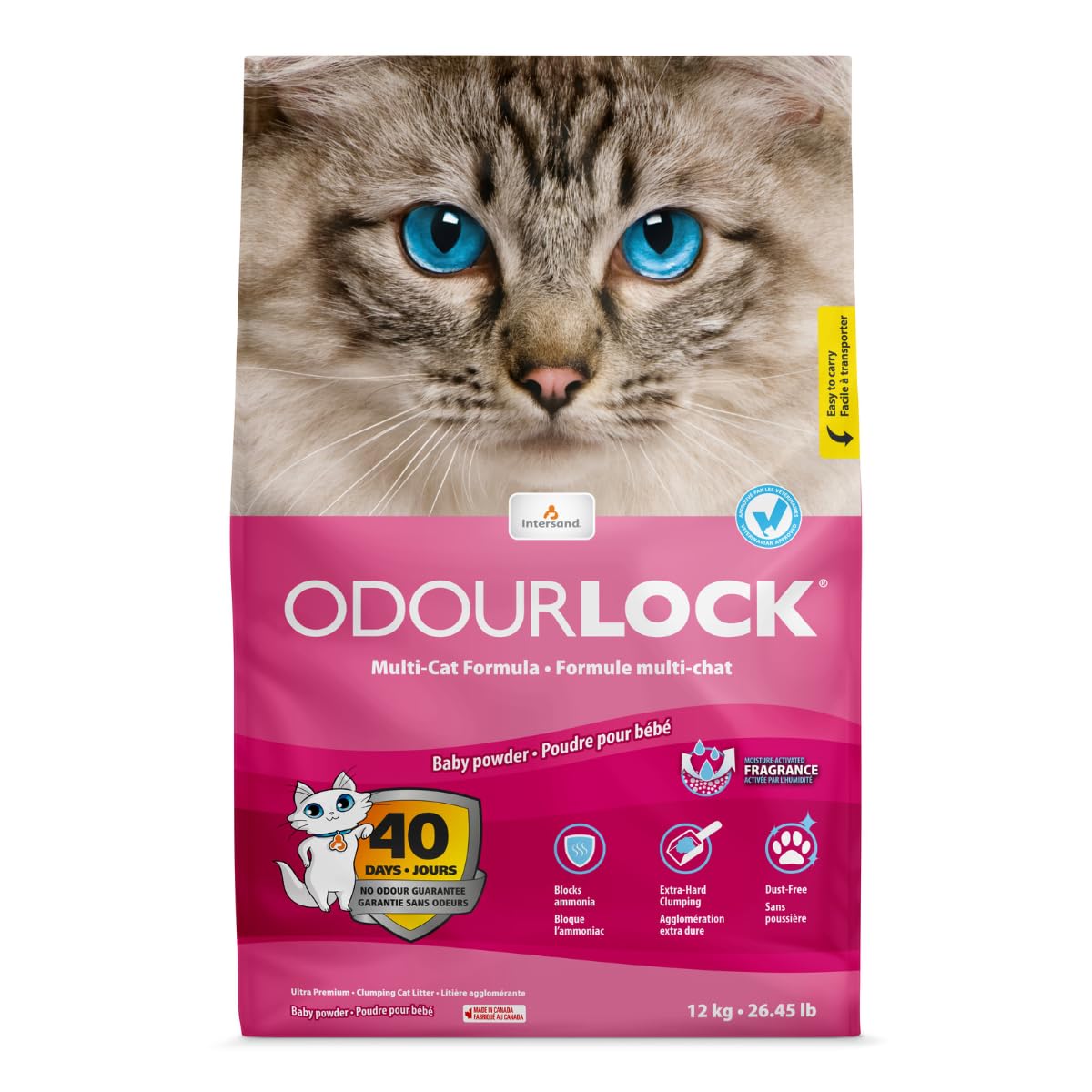 Intersand Odourlock Cat Litter - 12 KG