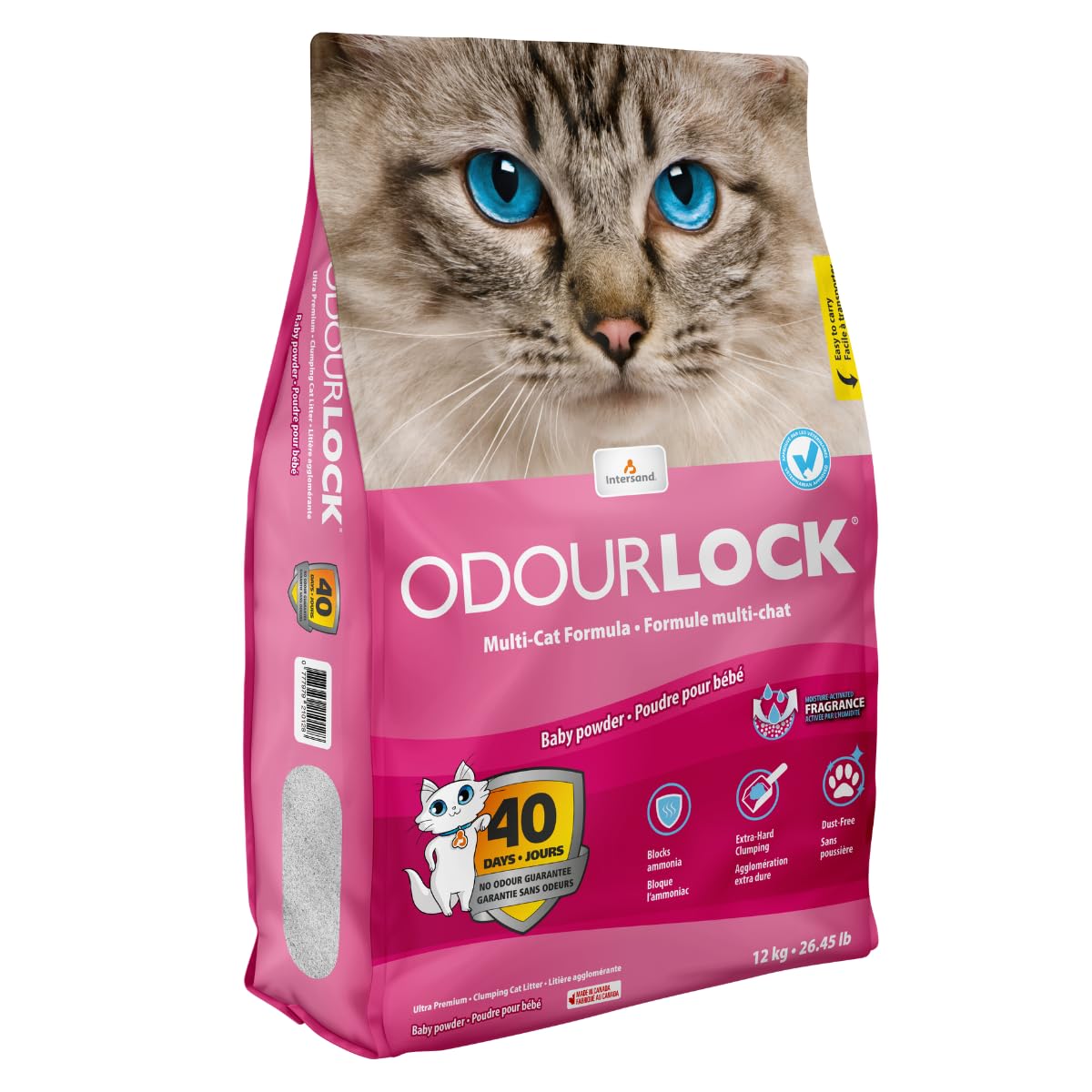 Intersand Odourlock Cat Litter - 12 KG
