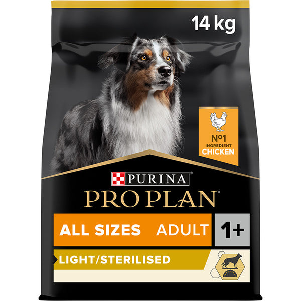 PURINA Pro Plan Light/Sterilised with Optiweight Chicken Adult Dry Dog Food