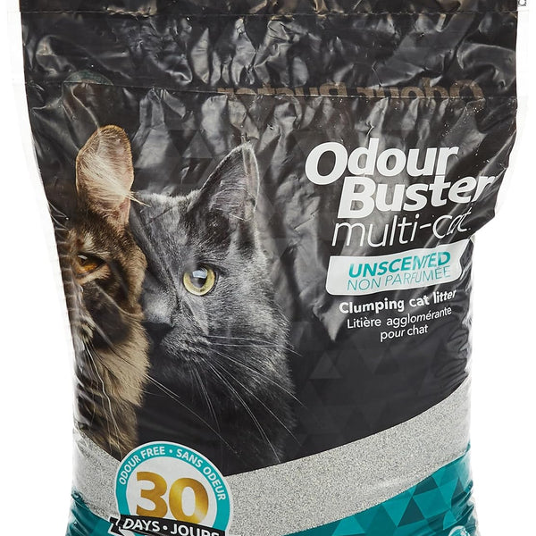 Odour Buster Multi-Cat Clumping Cat Litter Unscented