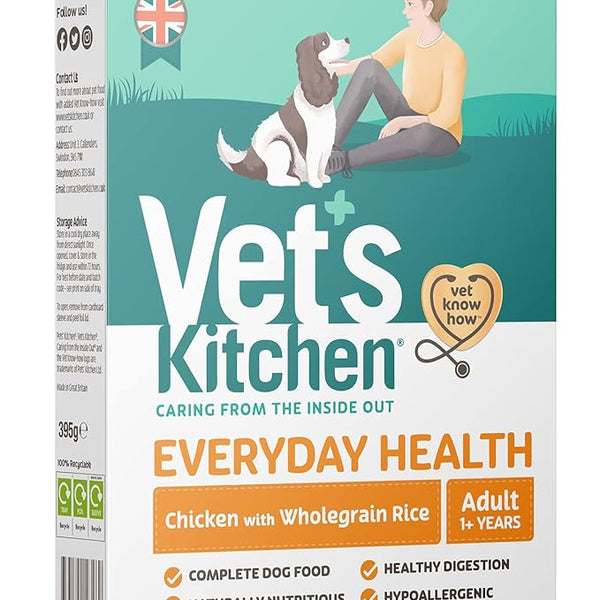 Vet's Kitchen Chicken with Wholegrain Rice Wet Dog Food