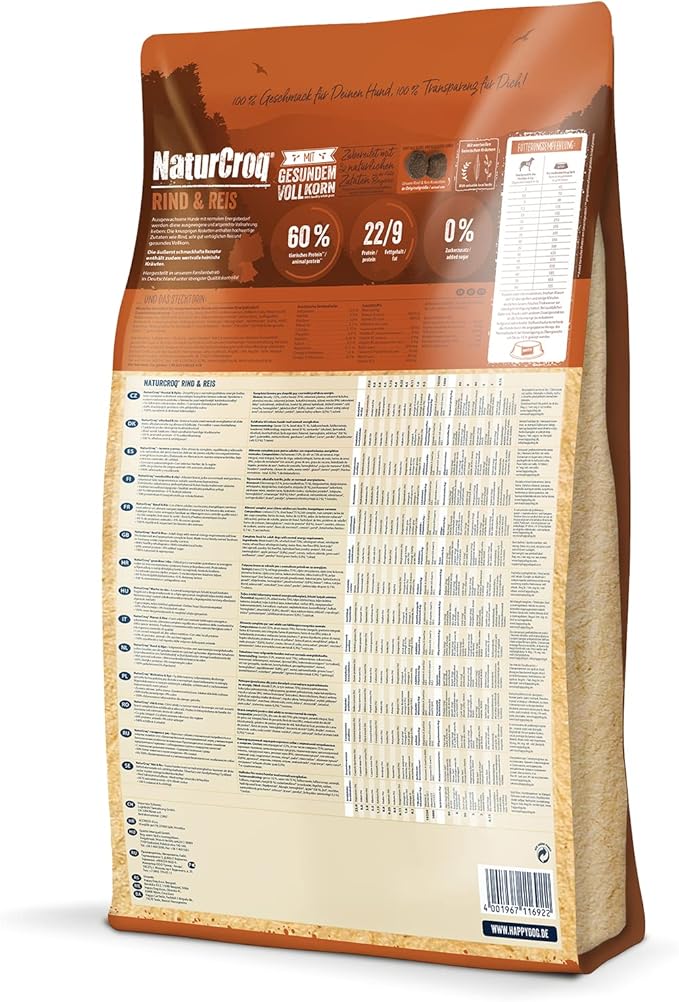 Happy Dog NaturCroq Adult Beef & Rice Dry Dog Food