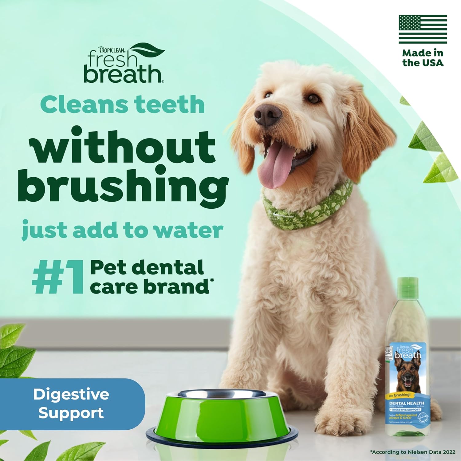TropiClean Oral Care Water Additive for Dogs & Cats