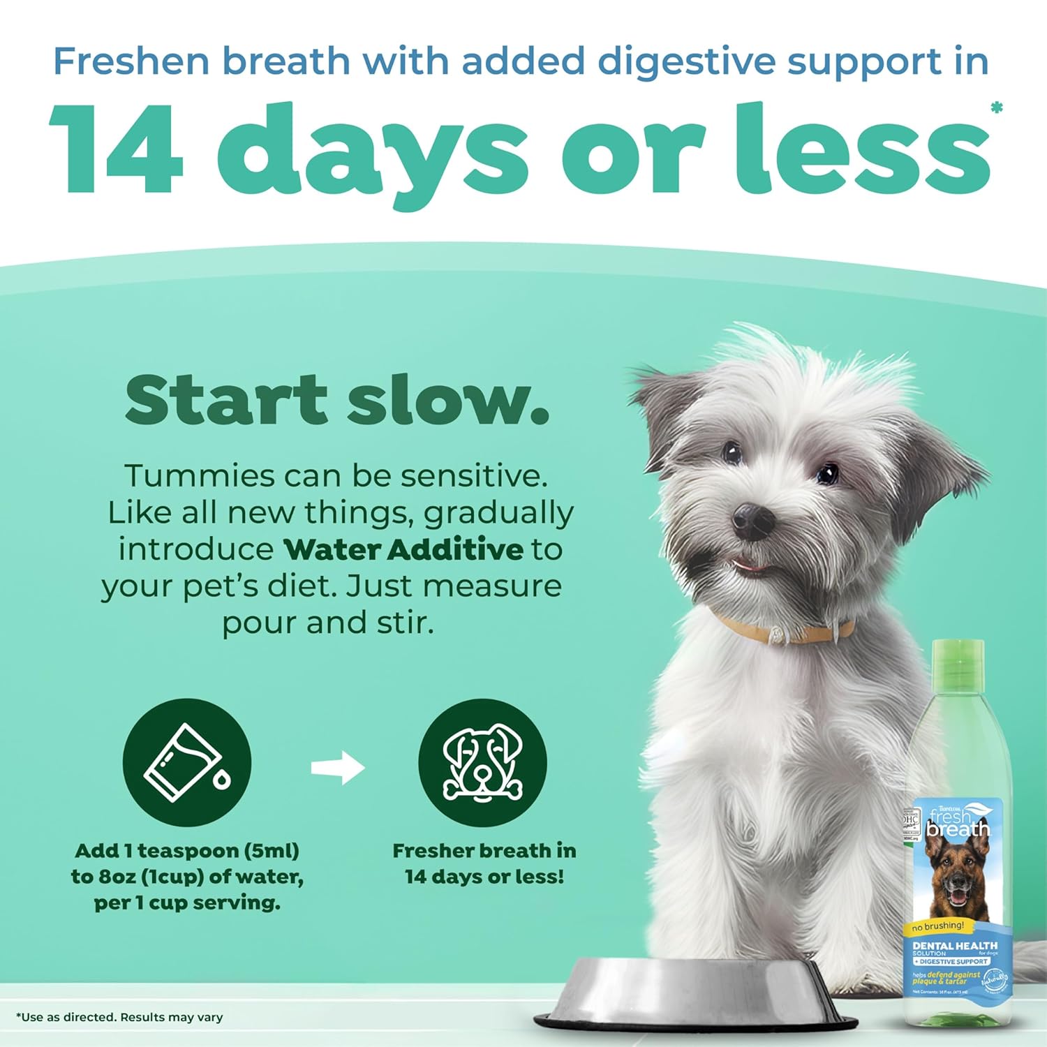 TropiClean Oral Care Water Additive for Dogs & Cats