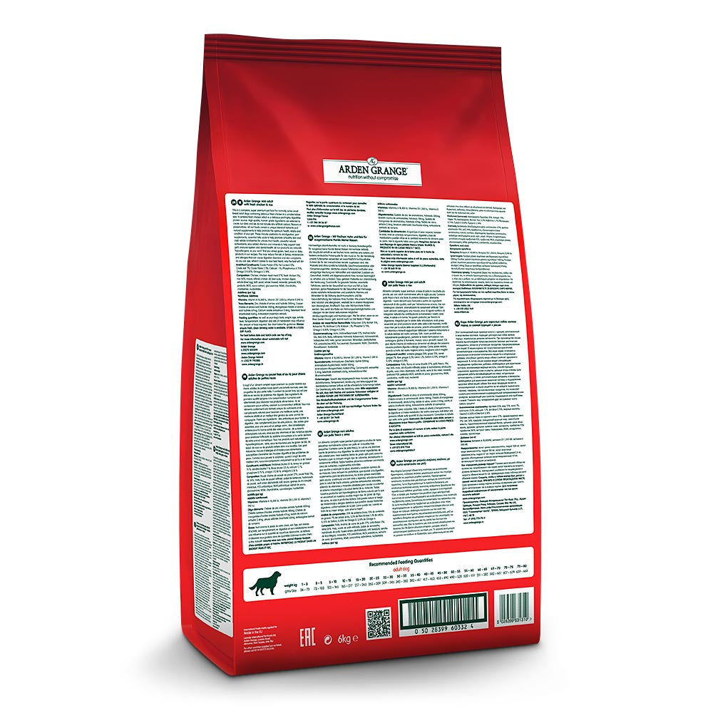 Arden Grange Adult Fresh Chicken & Rice Dry Dog Food