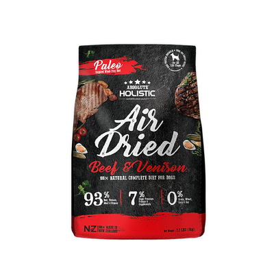 Absolute Holistic Air Dried Diet Beef & Venison Dry Dog Food