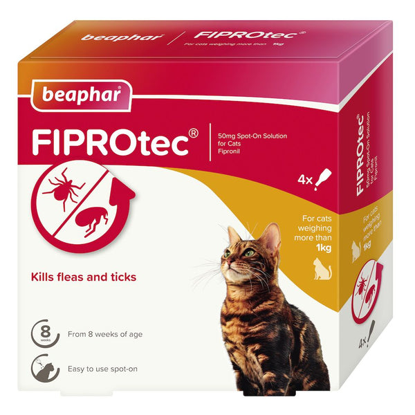 Beaphar Fiprotec Spot-On Flea & Tick Treatment for Cats
