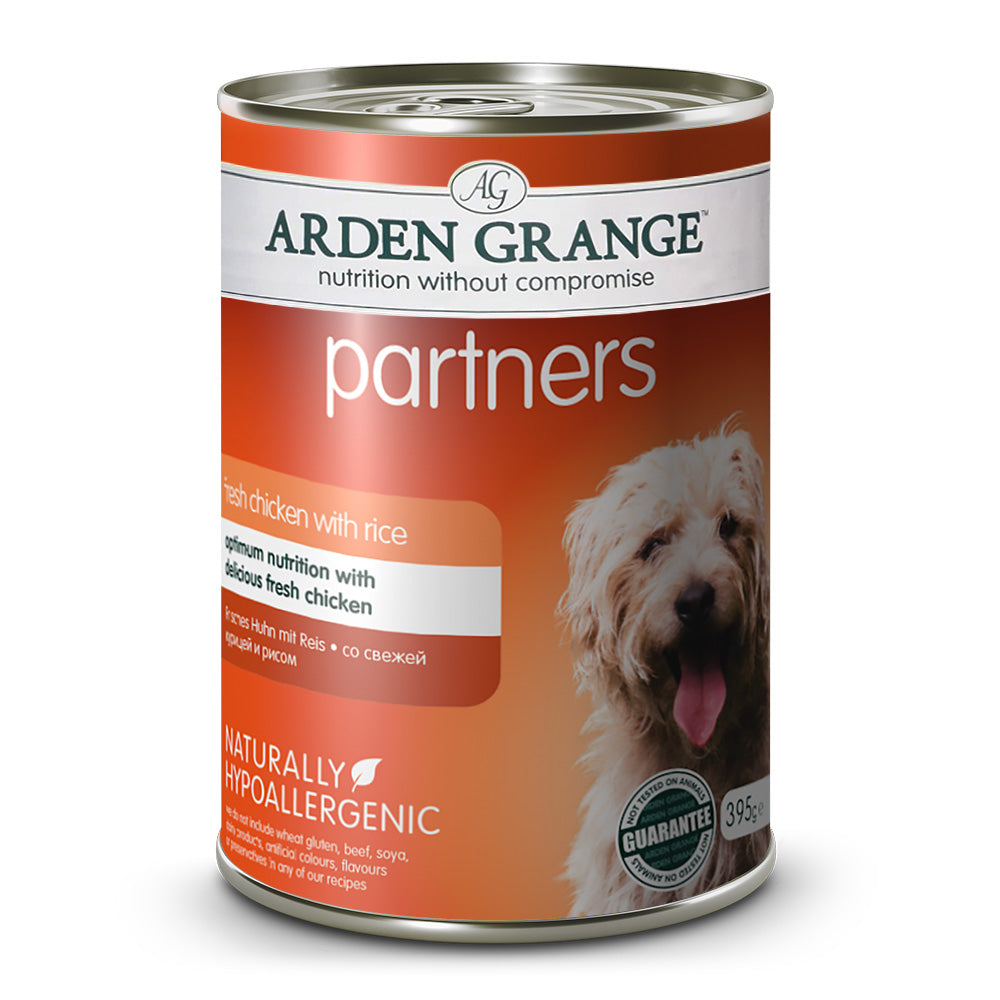 Arden Grange Partners Chicken, Rice & Vegetables Wet Dog Food - 395 GM
