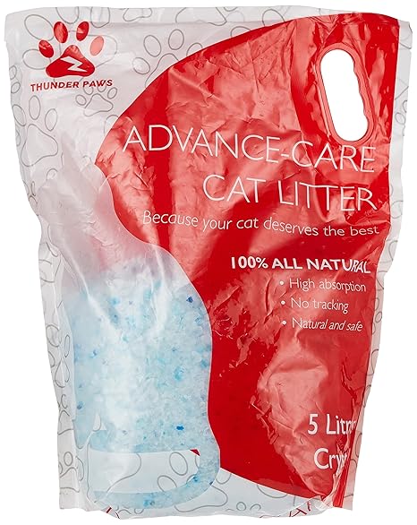 Thunder Paws Advance Care Crystal Cat Litter - 5L