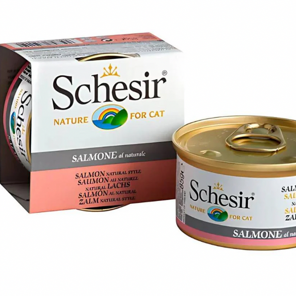 Schesir - Cat Wet Food-Salmon Natural